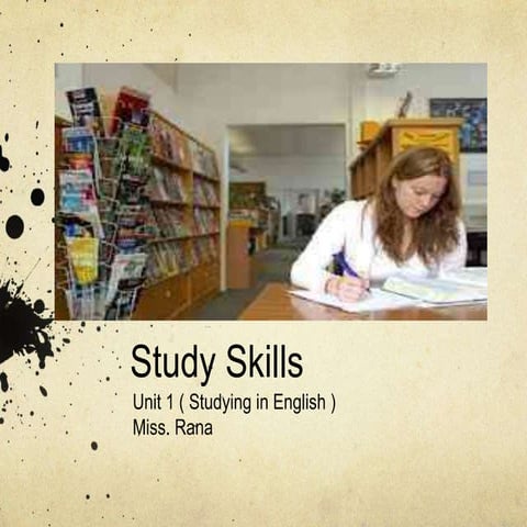 Study skill unit 1+2