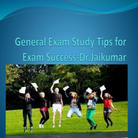 Study tips final