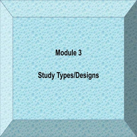 Study types