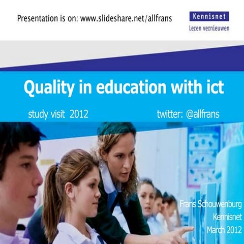Study visit quality in education 2012