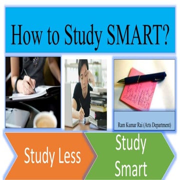 Study Less study smart