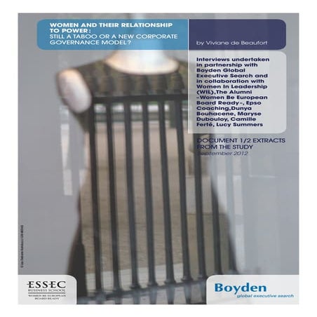 Study CEDE-ESSEC  Women and Power- English synthesis 