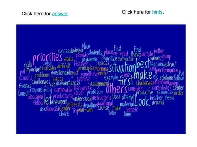 Study wordle