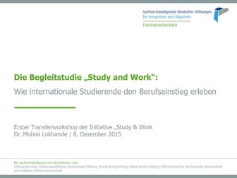 Wie internationale Studierende den Berufseinstieg erleben