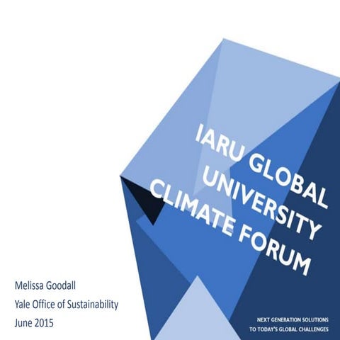 ISCN 2015: Melissa Goodall, GUCF