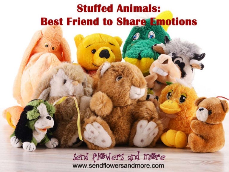 Stuffed animals best friends to share emotions