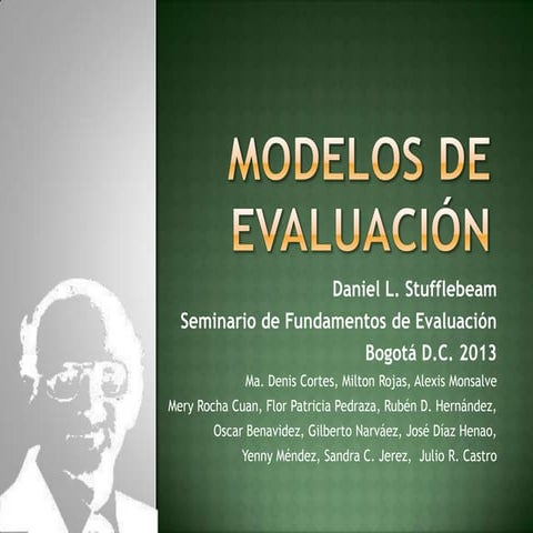 MODELO CIPP DANIEL STUFFLEBEAM | PPTX