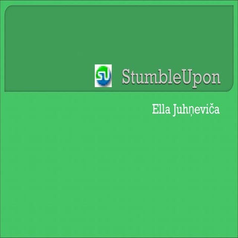 Stumble Upon
