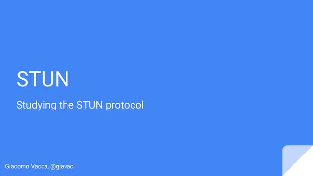 STUN protocol