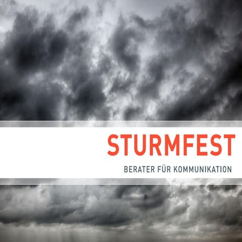 STURMFEST Eigendarstellung