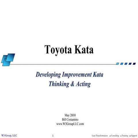 Toyota Kata Improvement