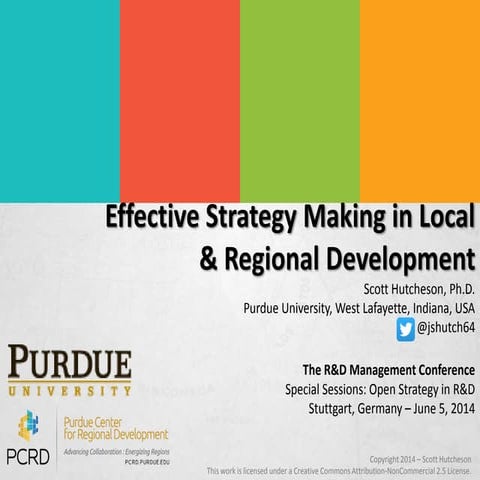 Effective Strategy in Local & Regional Development