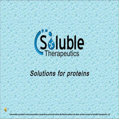 HSC Technology - Solutions For Proteins