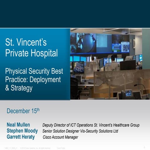St. Vincents Private Hospital Physical Security