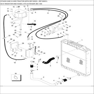 Stx 430 CASE IH 4WD Tractor parts c...