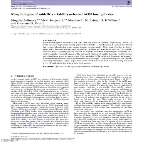 Morphologies of mid-IR variability-selected AGN host galaxies