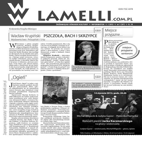 Pismo lamelli - Styczeń 2012