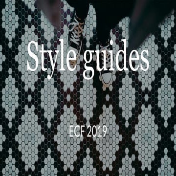 How to make an online style guide