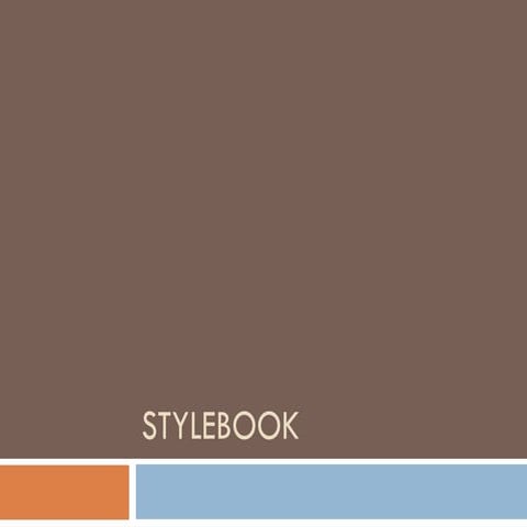 what is stylebook and how style book used ?