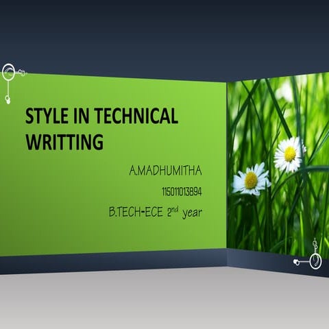 Style in technical writting