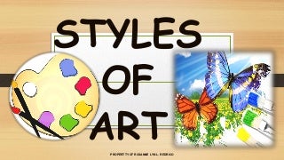 STYLES OF ART - PDF