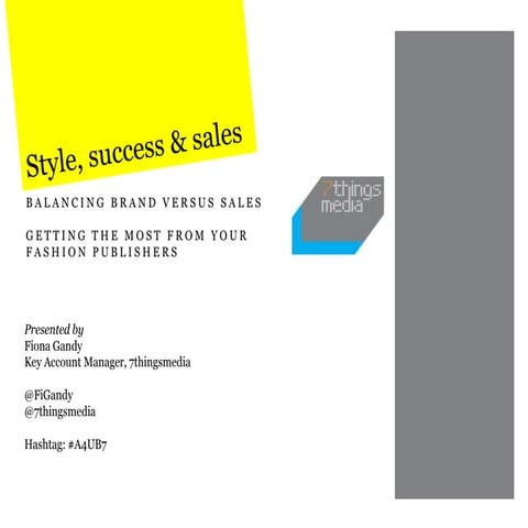 Style, success & sales - Getting the most from Fashion Bloggers