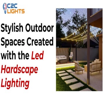 Stylish Outdoor Spaces Created with the LED Hardscape Lighting | PDF