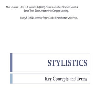 Stylistics-LET Review