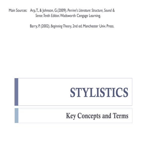 Stylistics-LET Review
