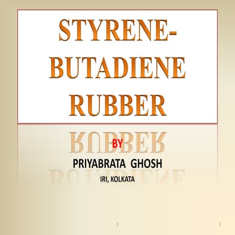 Styrene butadine rubber 2