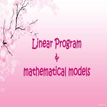 linear programming | PPT