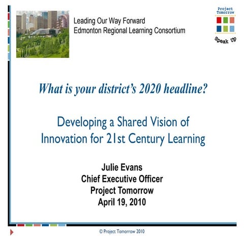 What is your district’s 2020 headline?