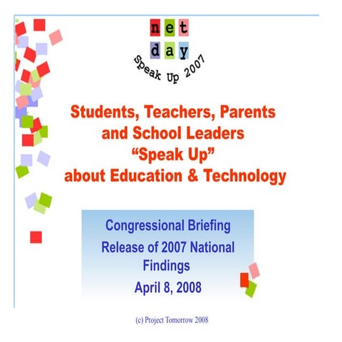 2008 Congressional Briefing