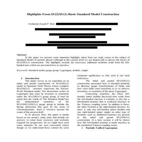 Su(2)xu(1) try spvmformat_dec2018