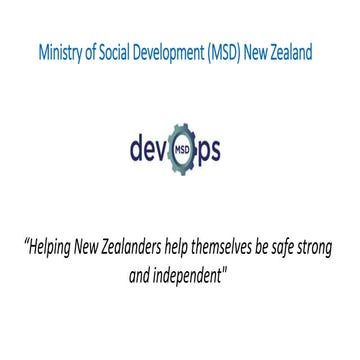 DOES SFO 2016 - David Habershon - Ministry of Social Development New Zealand