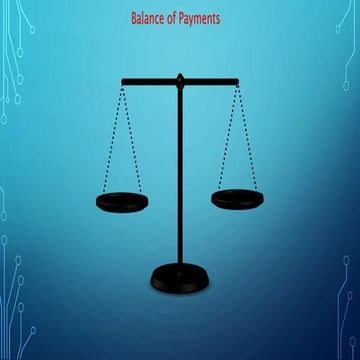 Sub-Accounts of the Balance of Payments