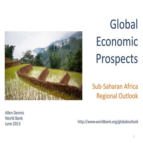Sub-Saharan Africa Regional Outlook June 2013