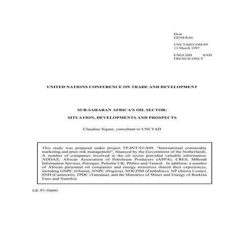 SUB-SAHARAN AFRICA'S OIL SECTOR: SITUATION, DEVELOPMENTS AND PROSPECTS.pdf