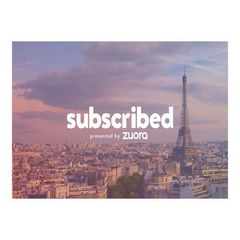 Subscribed World Tour: Paris Keynote 2015