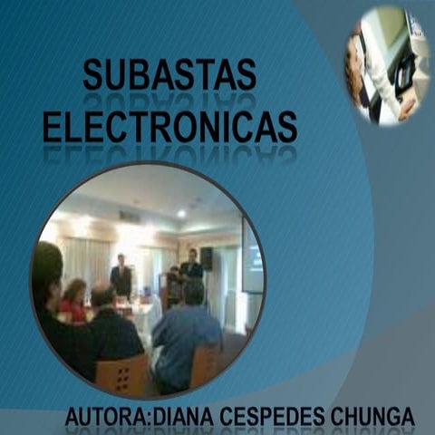 SUBASTAS ELECTRONICAS