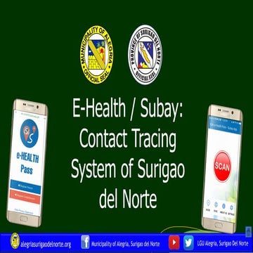 e-Health Subay Contact Tracing System App of Surigao del Norte