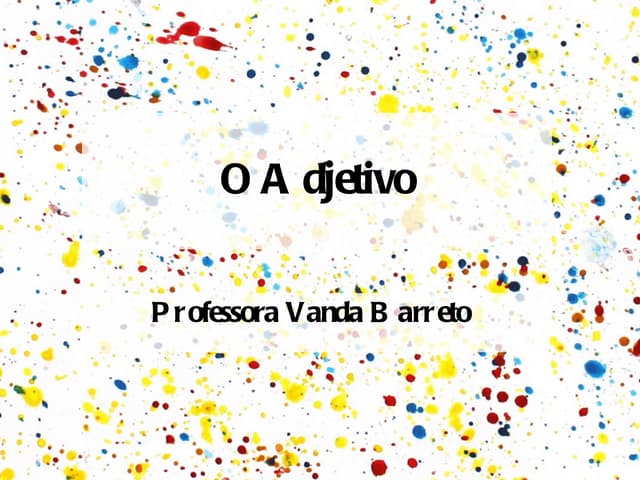 Subclasses adjetivos