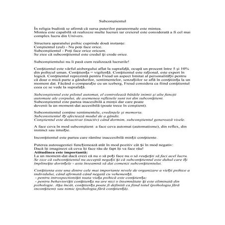 Subconstientul