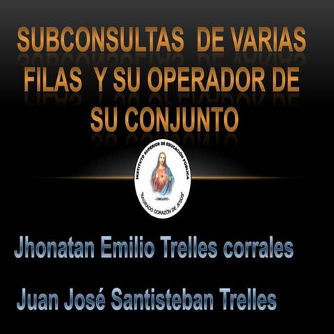 Subconsultas tecnica de archivos