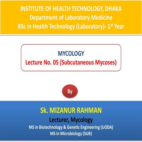 Subcutaneous mycoses.ppt