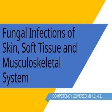 subcutaneous mycosis.pptx mycetoma, chromoblastomycosis