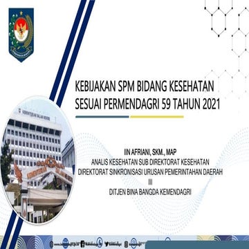 SUBDIT KESEHATAN SUPD III_ KEBIJAKAN SPM KESEHATAN_KALBAR_02112022.pptx