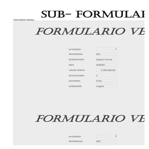 Sub formulario2
