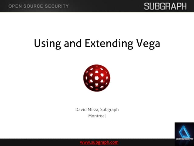 Subgraph vega countermeasure2012