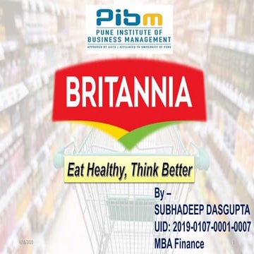 Britannia Industries Ltd. - Fundamental Analysis 